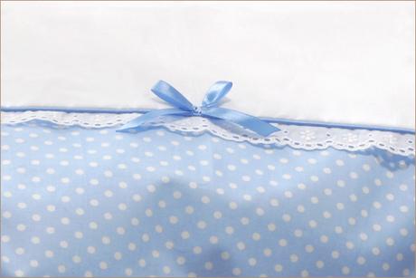 Posteľná sada 3 časťová bebelini sweety dotti blue, šírka (cm): 100,dĺžka (cm): 130