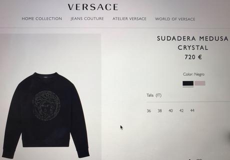 Versace stala 720 eur, versace,s