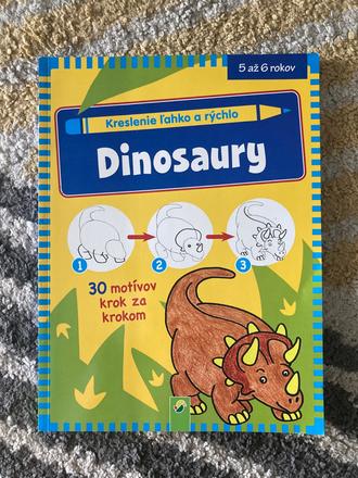Dinosaury kreslenie ľahko a rýchlo,