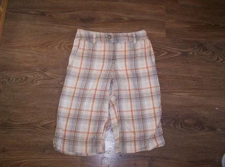 Kárované 3/4 nohavice-s, h&m,m