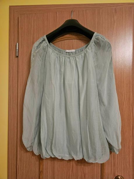 Bledo modrá blúzka v. l, l