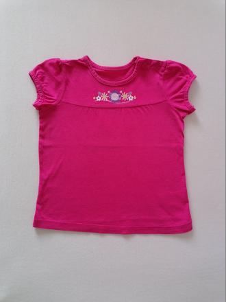 Tricko 98/104 s kvietkami, tchibo,98