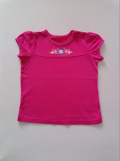 Tricko 98/104 s kvietkami, tchibo,98