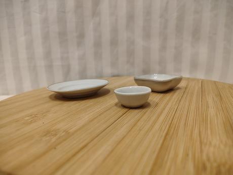 Vintage mini porcelán pre bábiky tulipán 3 ks 70.r,