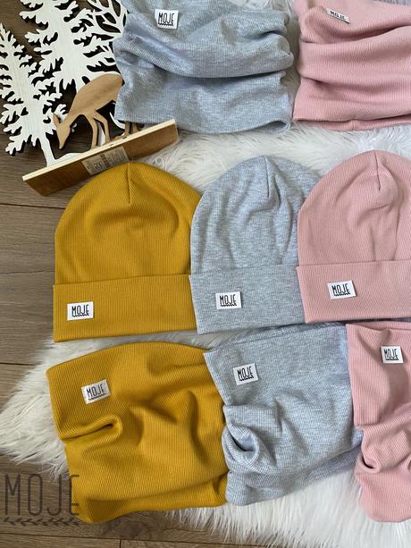 Rebrovana jesenna ciapka a nakrcnik, 56 - 158