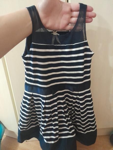 Šaty pásikavé, next,104