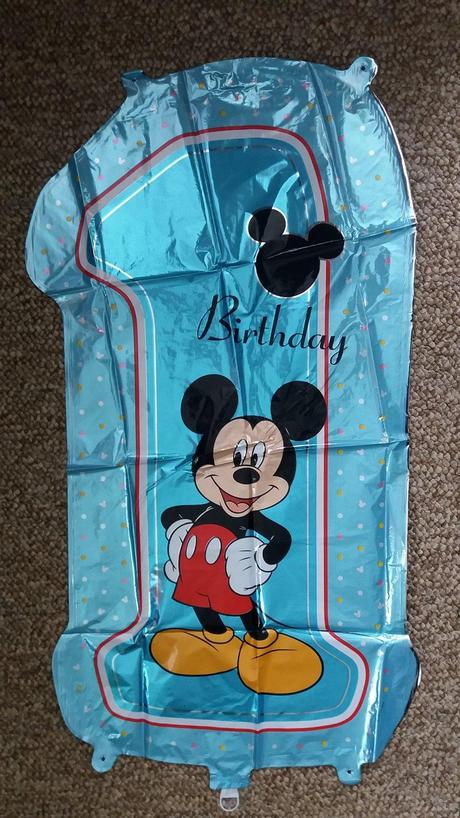 Narodeninový balón s 1, 