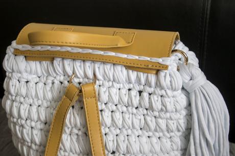 Háčkovaný batoh / ruksak, 