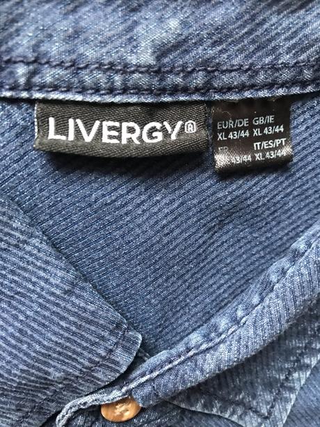 Pánska tmavomodrá košeľa, xl