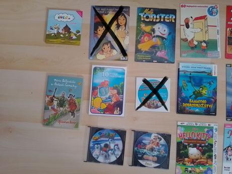 Rôzne dvd aj pre deti, 