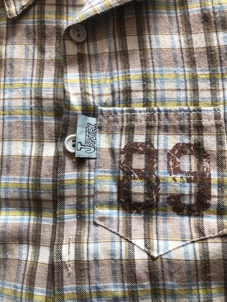 Bavlnená károvaná košieľka, japitex,104