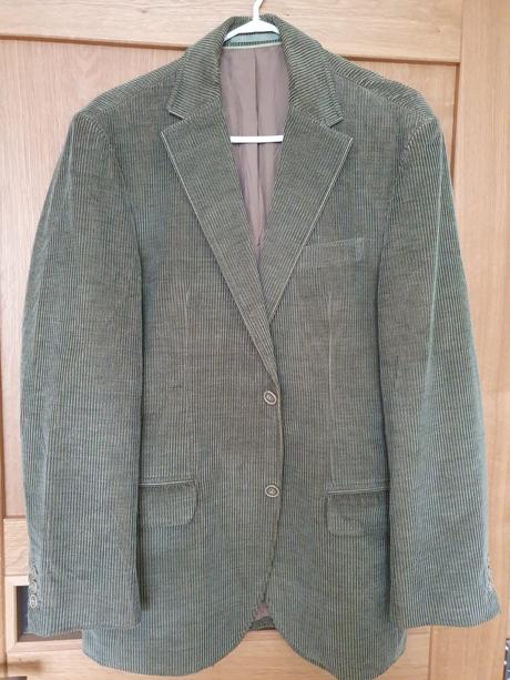 Menčestrové sako casual, 48