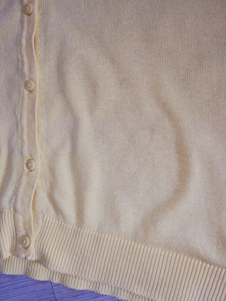 Žltý svetrík s 3/4 rukavmi, h&m,l