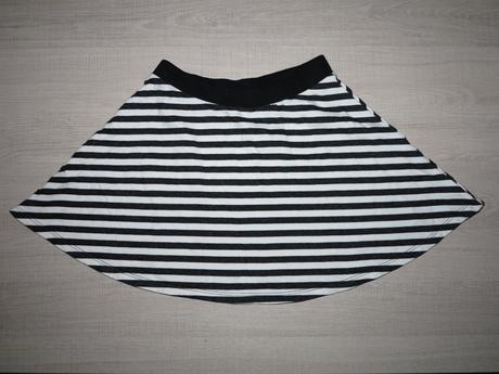 Pásikavá suknička 122/128, h&m,122