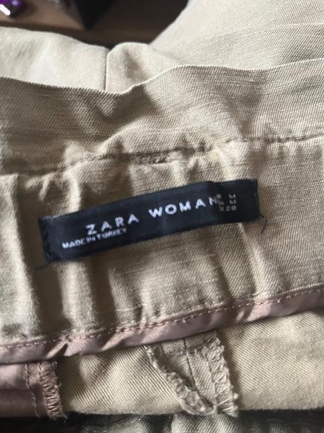 Kraťasy z ľanovej zmesi - zara, zara,m