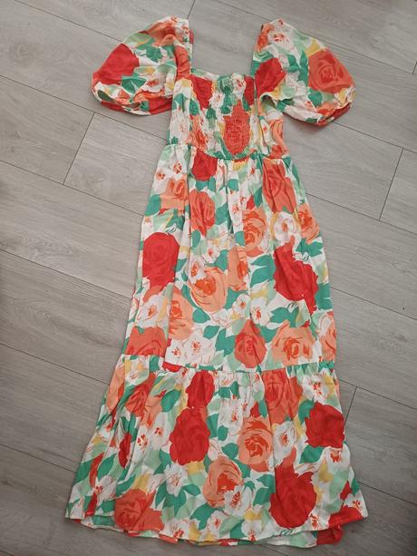 Výrazné farebné šaty 36, f&f,36