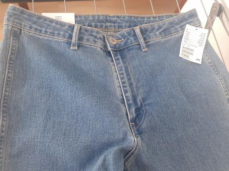 Damske tmavomodre rifle, h&m,164