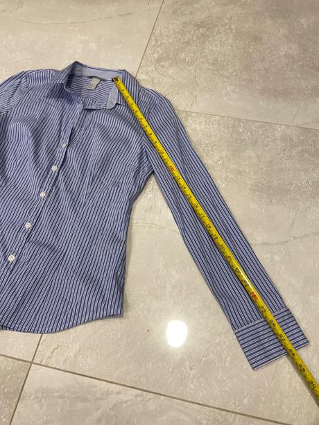 Pásikavá košeľa, h&m,38