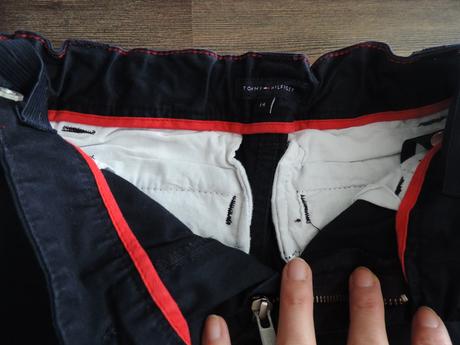 Dievcenske nohavice nenosene, tommy hilfiger,164