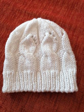 Háčkovaná čiapka pre 8-10 r, m