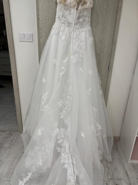 Svadobné šaty vyšívané,svadobný župan,doplnky, 38