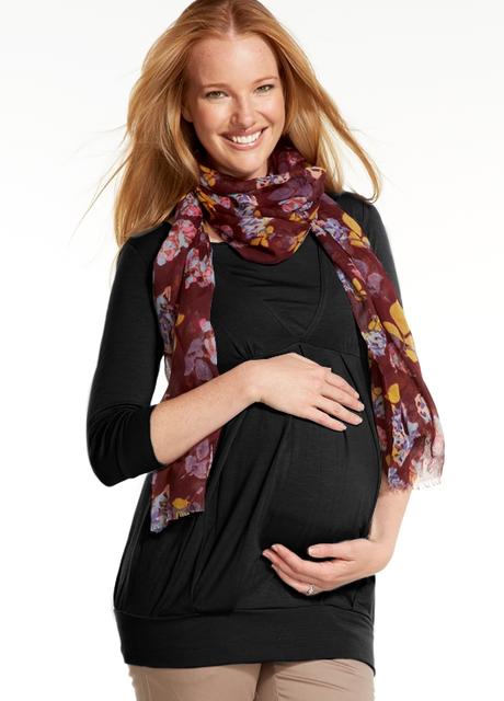 Sassy top pre tehotné aj na dojčenie -s, s