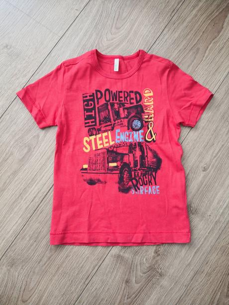 Tričko s kamiónom, benetton,110