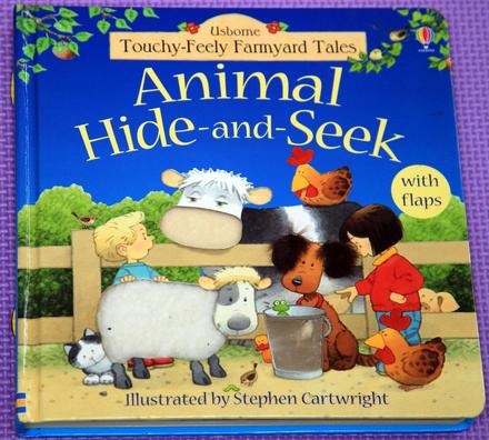 Animal hide-and-seek - touch and feel book - c,