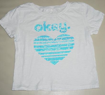 128 next tricko s flitrami,8 r., next,128