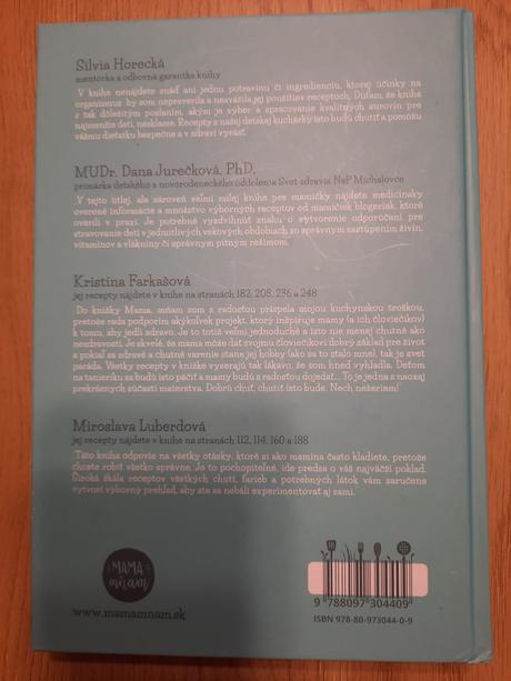 Predám knihu mama mňam, 