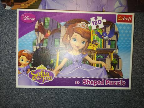 Puzzle 120ks od 5r. sofia the first,cena iba 3e,