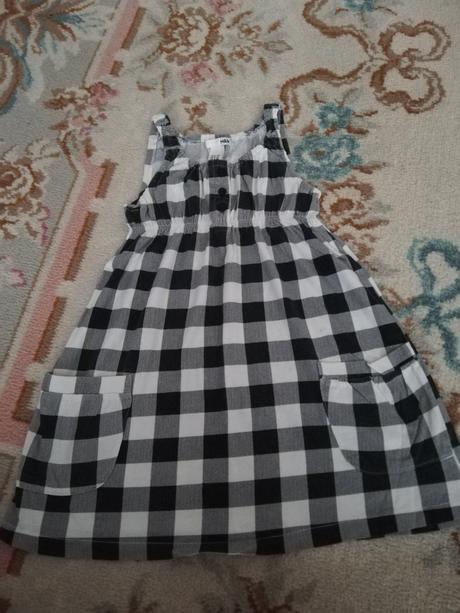 Čiernobiele šatky, h&m,110
