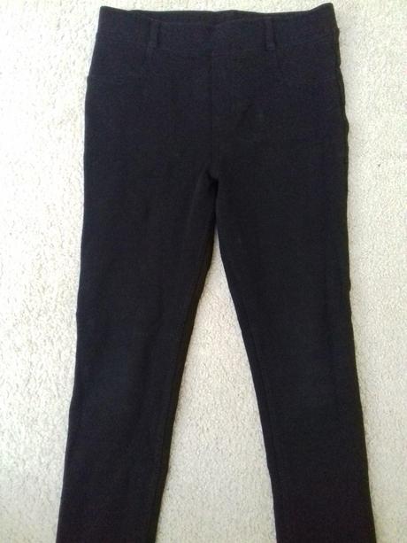 Cierne nohavice, h&m,140