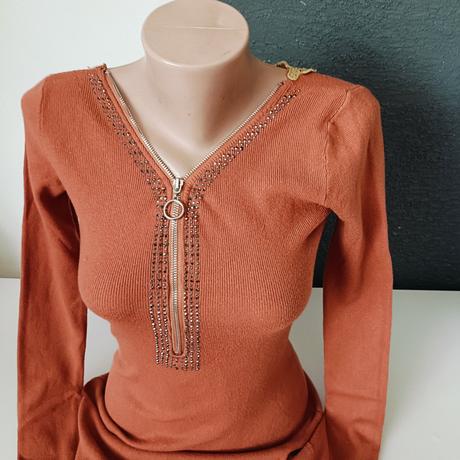 Predĺžený sveter, s