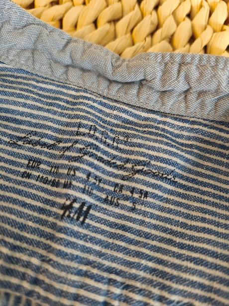 Lanová košela h&m 104-110, bushman,104