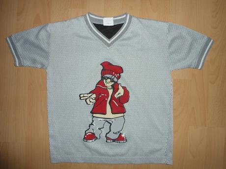 Sive chlapcenske skate tricko, 134