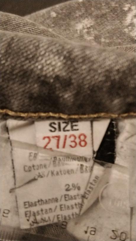 Dámske elastické sivé rifle, newplay, s