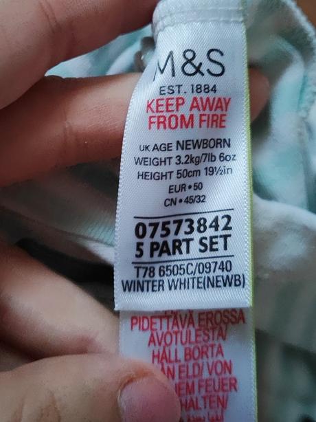 Pyžamko dupačky, marks & spencer,50
