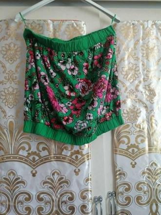 Kvietkovaný crop top, next,40