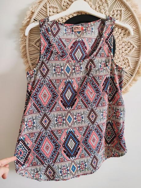 Vzorovaná blúzka bez rukávov only, only,s