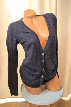 Tmavo modrý sveter, xs/s, xs