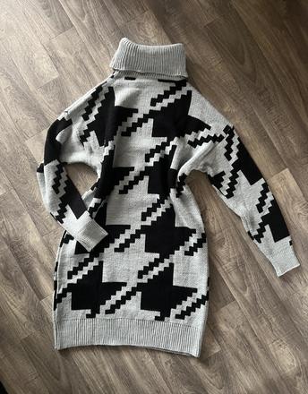 Teplý predĺžený svetrový rolak, m