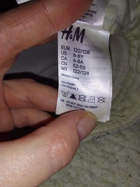 Šiltovka šmolko, h&m,122