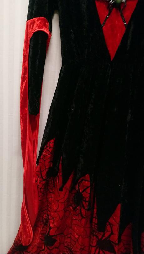 2-dielny kostým červená pavúčia žena, fries, s-m, 