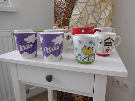 Šálky nové-nepoužívané, rozne,, 