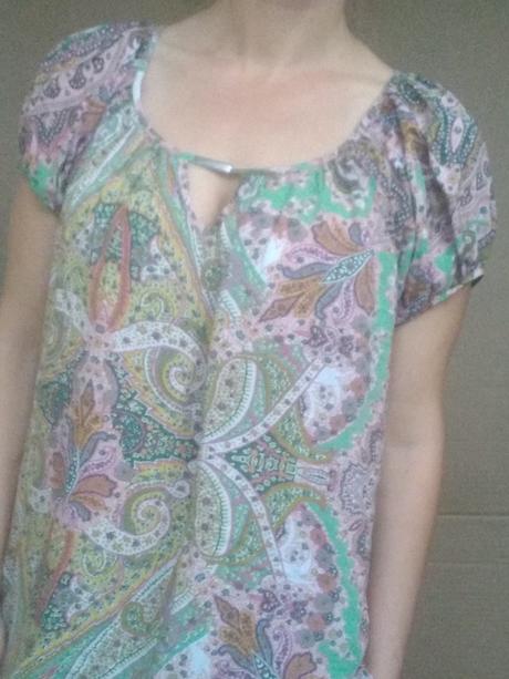 Pestrofarebná blúzka uni, 