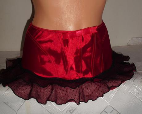 Satenova sexy suknicka pradielko, s