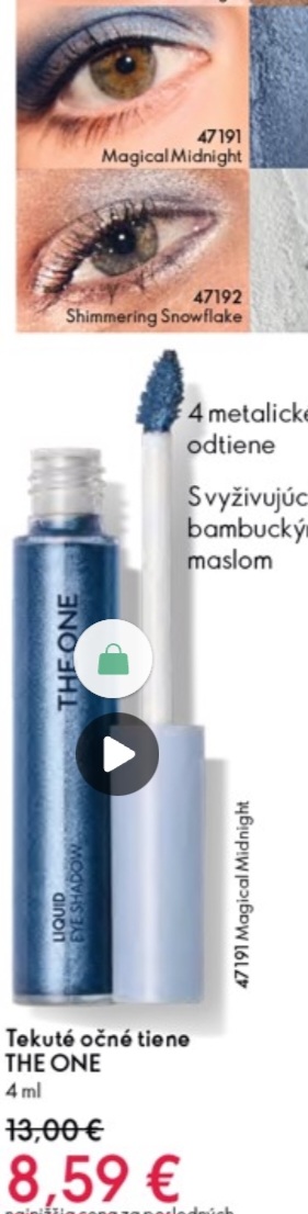 Tiene na oči oriflame, 
