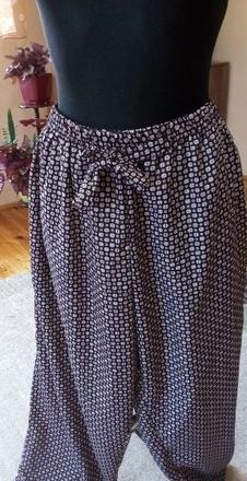 Voľné nohavice na leto pre moletku, 4xl