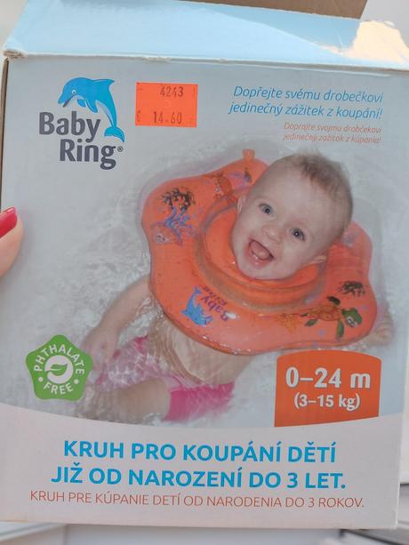Baby ring oranžový, 